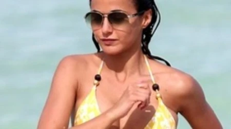 emmanuelle chriqui bikini candids at miami beach