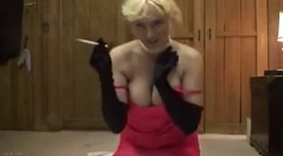 blonde beautiful teresa - wonderful body - sexy red dress.