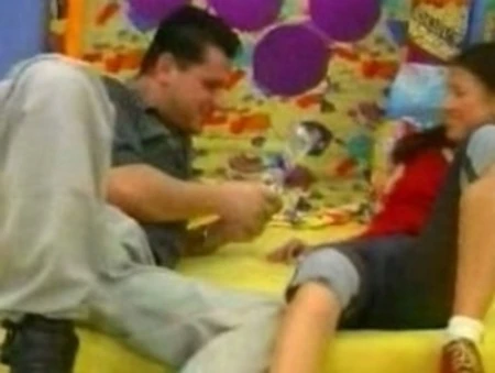 an 18 - year - old jassie in pigtails gets involved some very teen sex