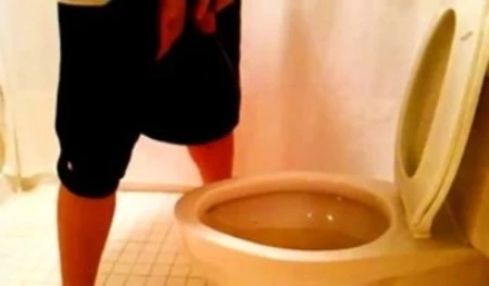 i had to piss really bad so pulled down athletic shorts and let it go. a nice long some shake