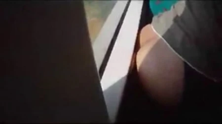 amateur bare ass fucking a dildo in public on train with people sitting nearby. deep penetration transport. felt so good to stretch and can't get enough