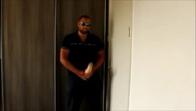 jj a male solo with 12 inch cock dilo bleu sunglasses