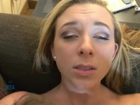 wake brooke up so you can cum on her tits
