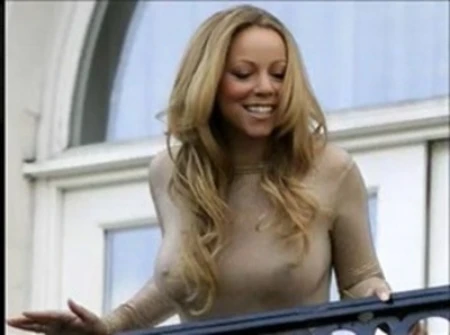 mariah carey showing her big breasts ( hot horny photos)