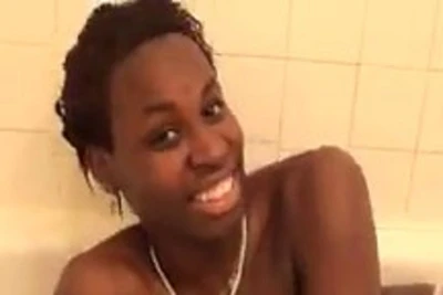tristina mills plays with her pussy while taking a bath