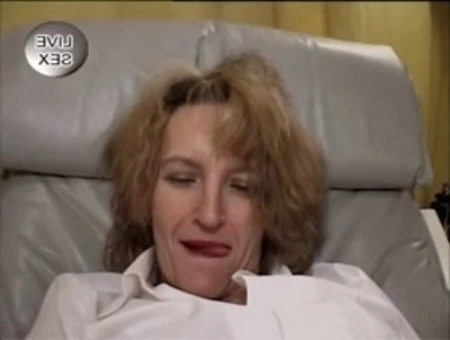 nasty blond mature sucks out his cum