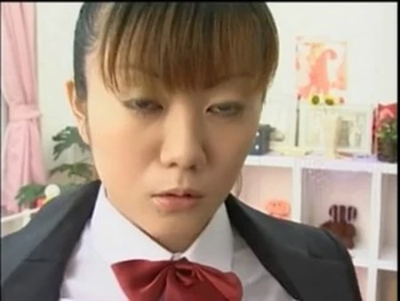 asian schoolgirl's tits get teased