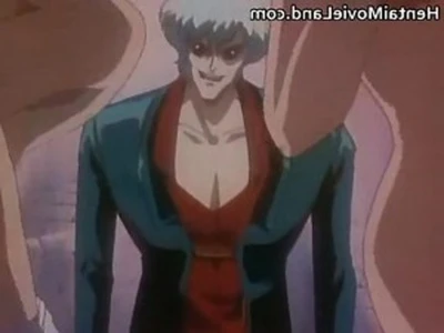 sexy anime vampire captured in beast