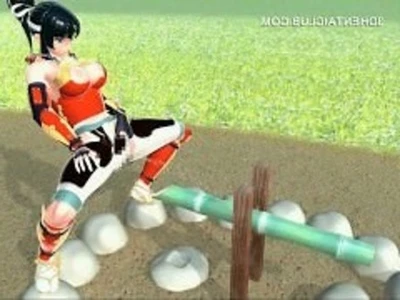 anime hentai slurps her twat juices masturbating
