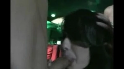 women reverse gangbanging one lucky dude together at ladies ht in the club.