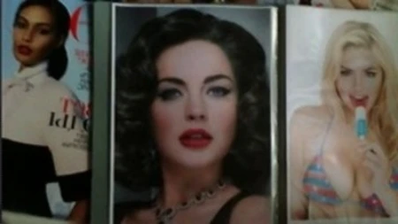first cumshot on this sexy whore! (, celeb, blue eyes, jerk off, bitch, supermodel, singer, brunette, facial, tribute, celebrities)
