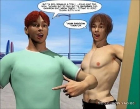 join young charlie for sexy summer fun as he starts his vacation job at a carnival filled with hung gay perverts.